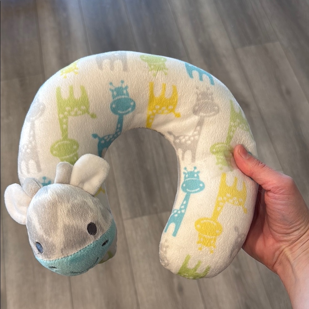 Plush Giraffe Neck Pillow for Kids - Multicolor